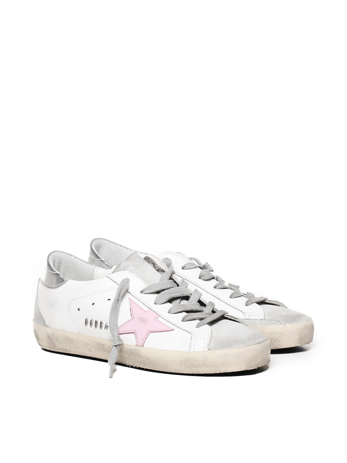 Golden Goose Sneakers White, Pale Pink Cow Leather