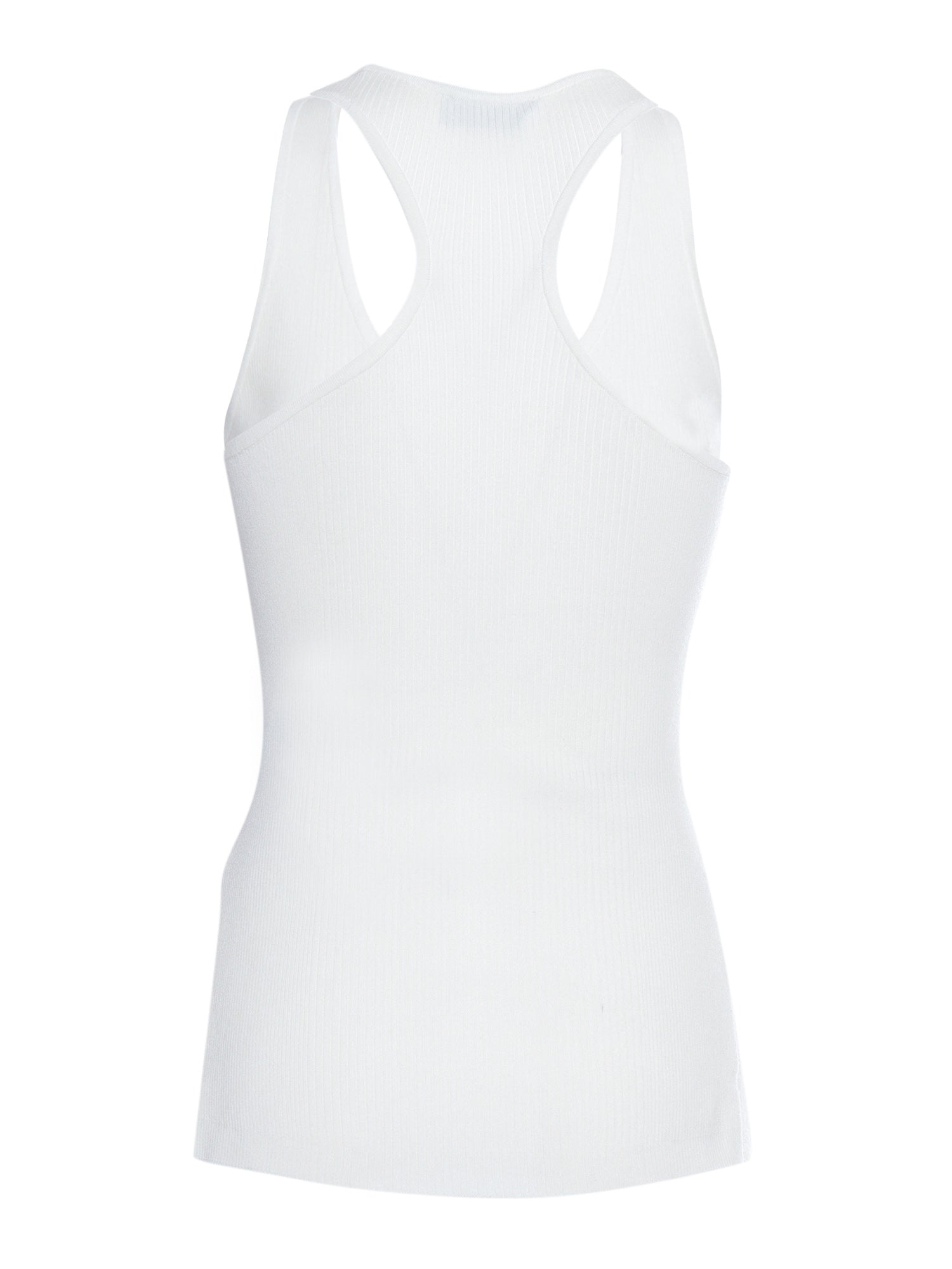 White tricot top Lyocel Polyamide Silk