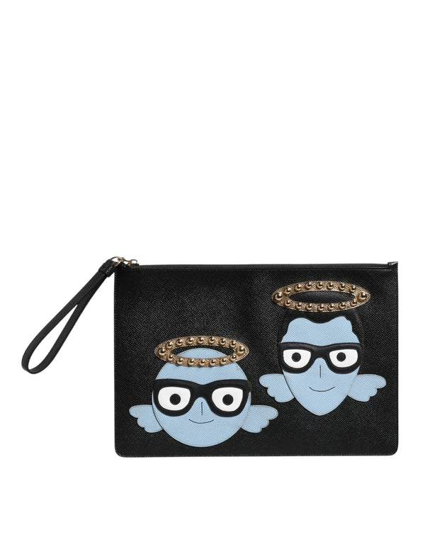 Dolce & Gabbana 100% Leather clutch in black