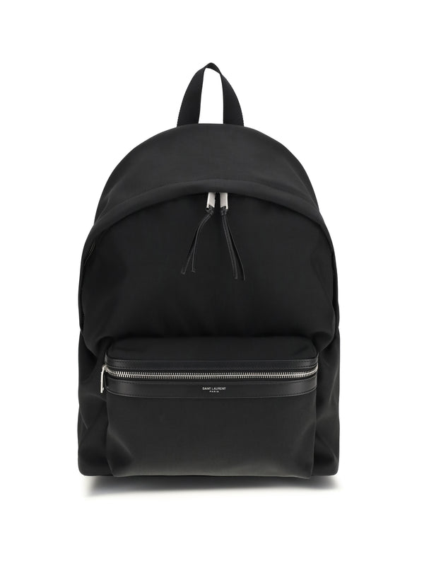 Saint Laurent 100% Nylon backpack in black