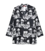 Dionigi Blue Cotton Coat