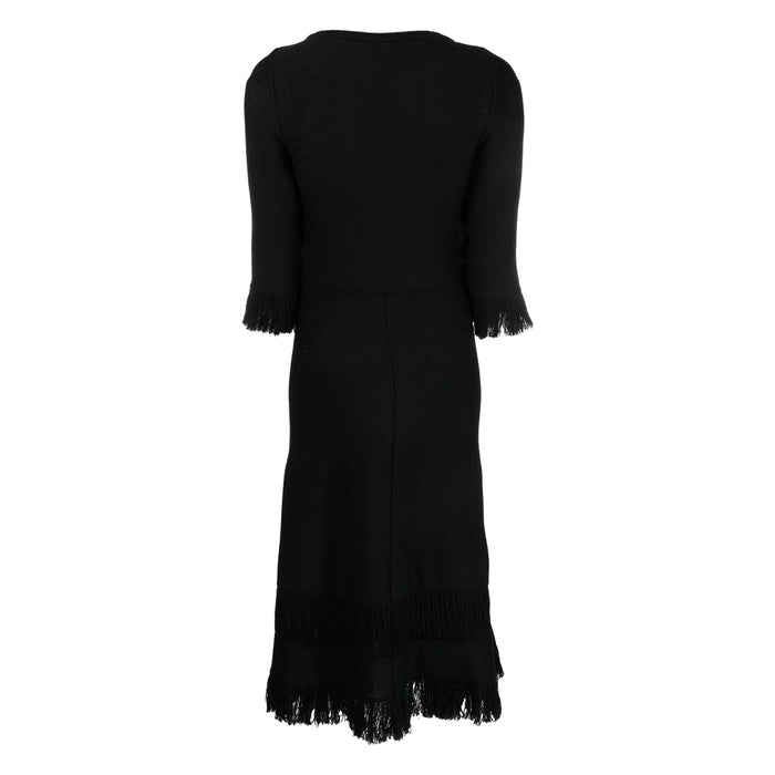 Dress Charlott Black Wool: 100