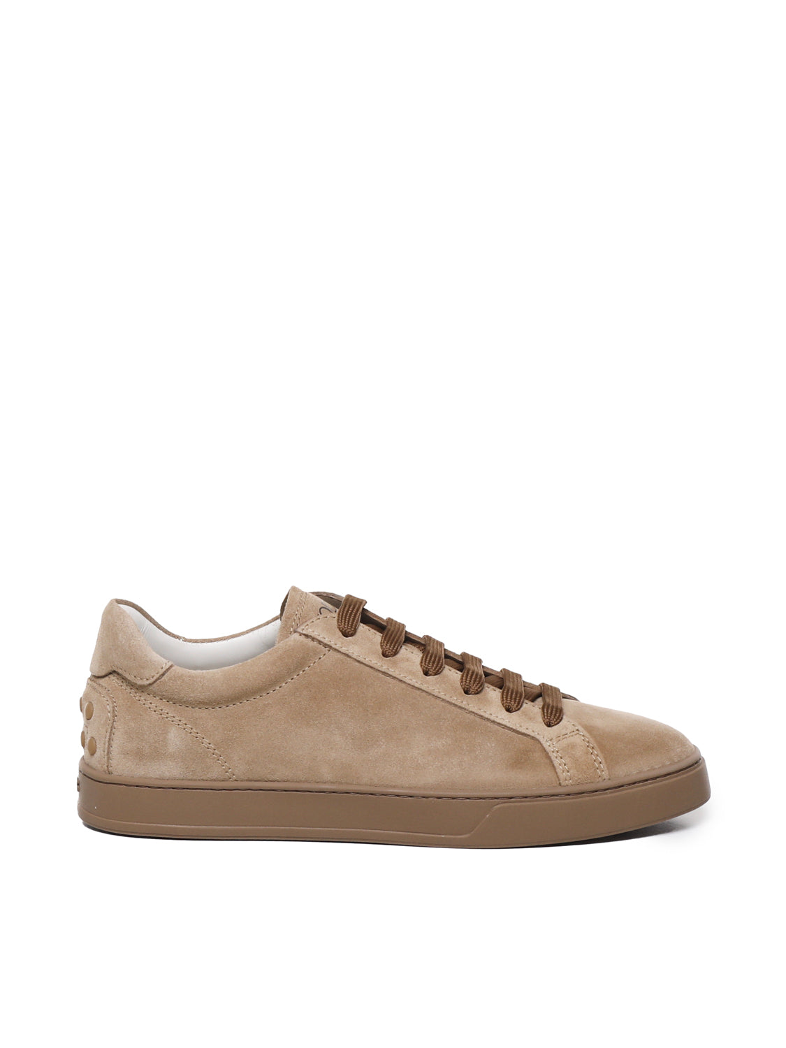 Tods Sneakers Beige Suede