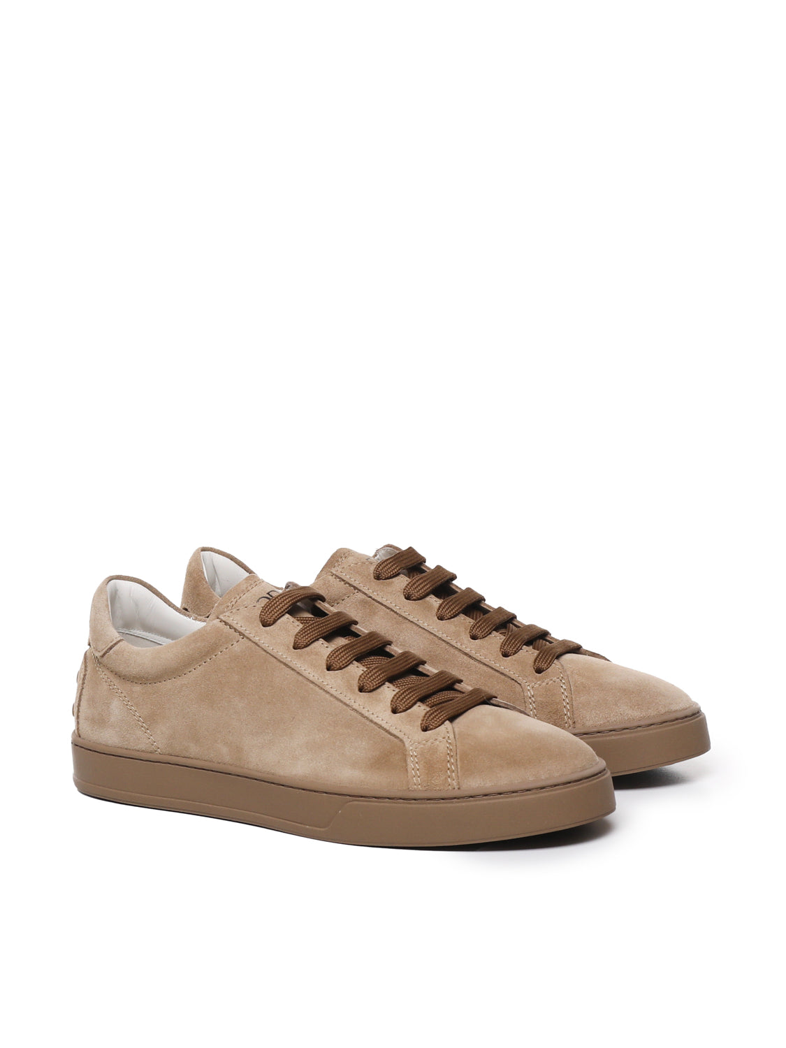 Tods Sneakers Beige Suede