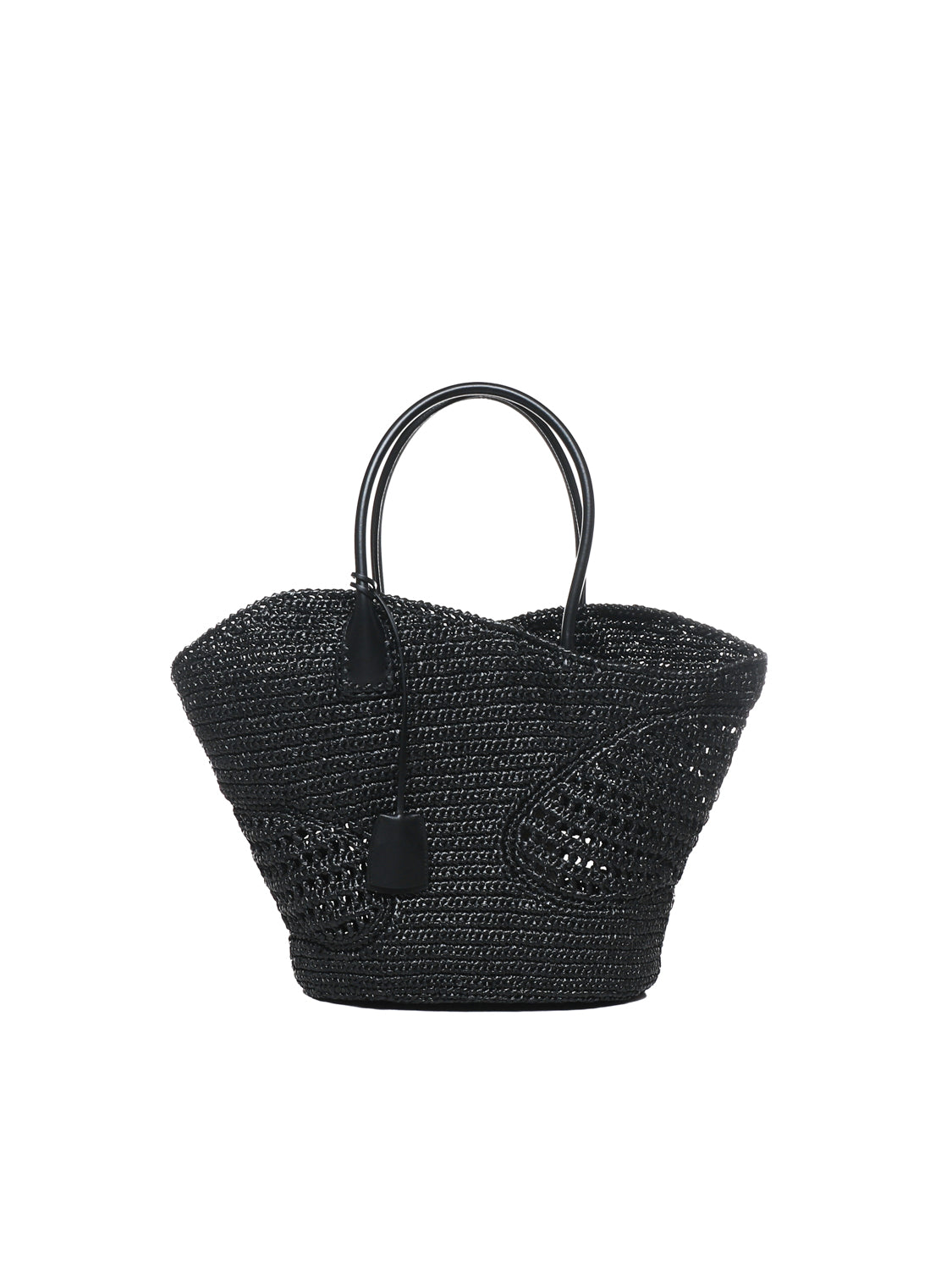 Ferragamo Bags Black Raffia