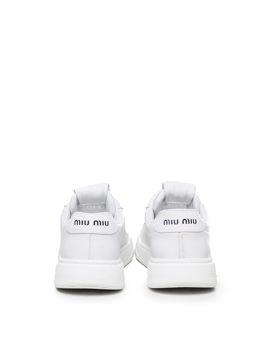 Miu Sneakers White Vitello