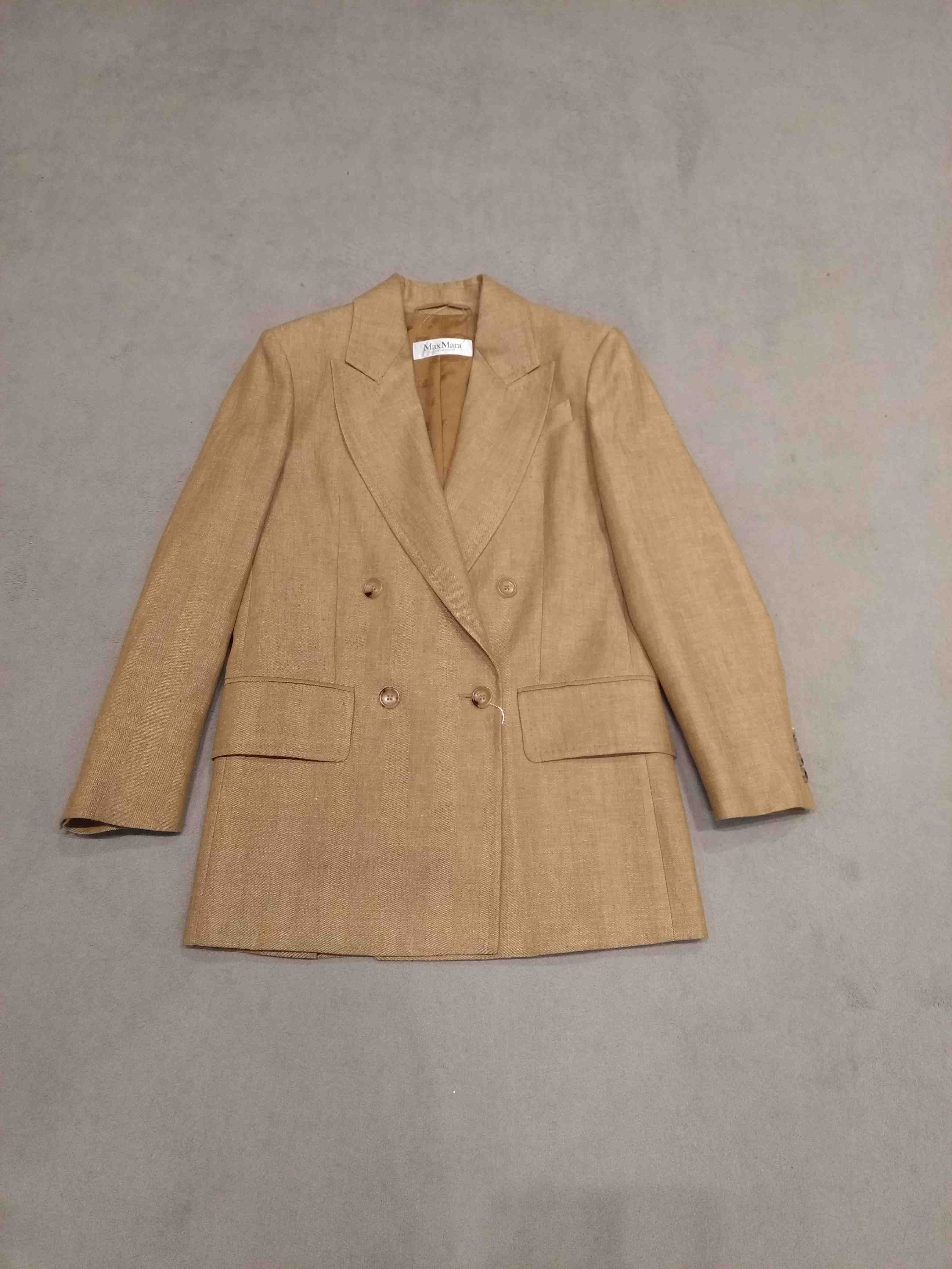 Gerla Brown Linen Jacket