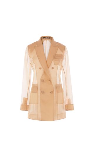 Esopo Brown Silk Jacket