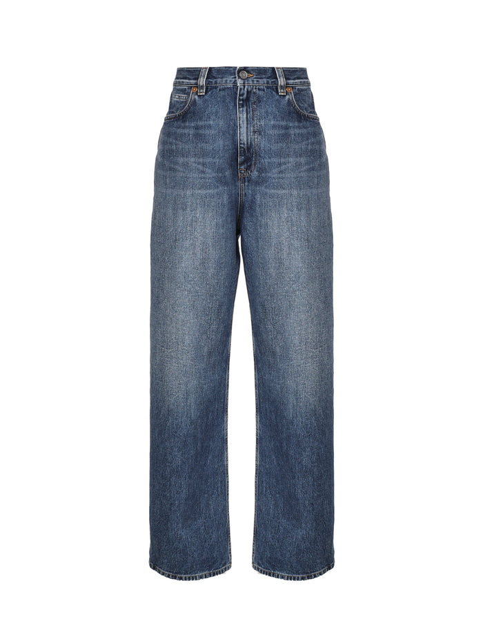 Valentino Garavani Jeans Medium Blue Denim Cotton