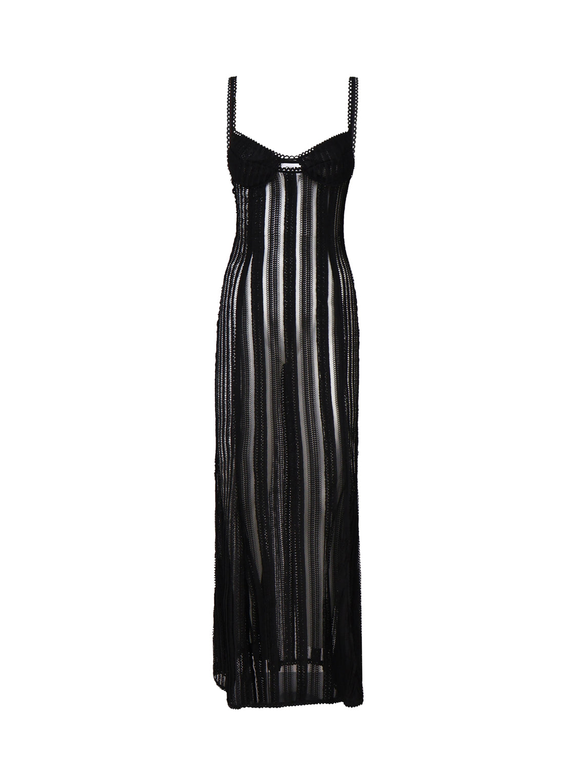 Charoruiz Dresses Black Polyester Elastane