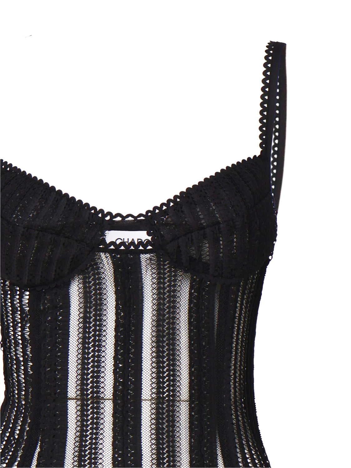 Charoruiz Dresses Black Polyester Elastane
