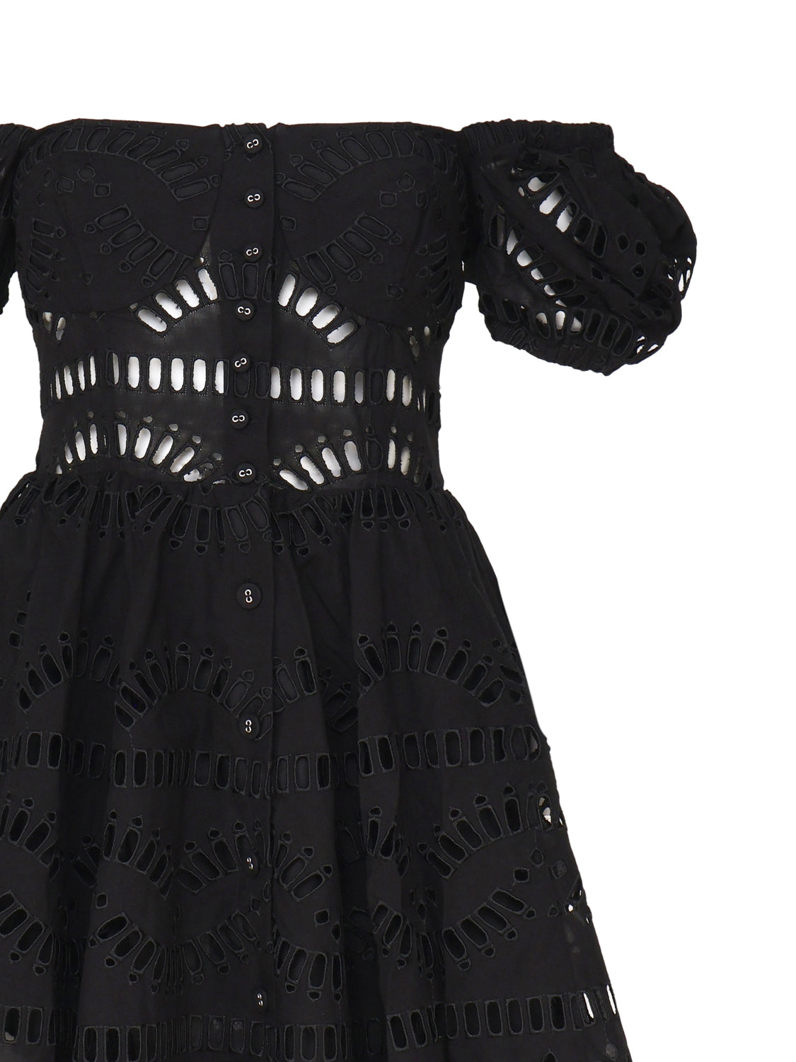 Charoruiz Dresses Black Cotton Polyester