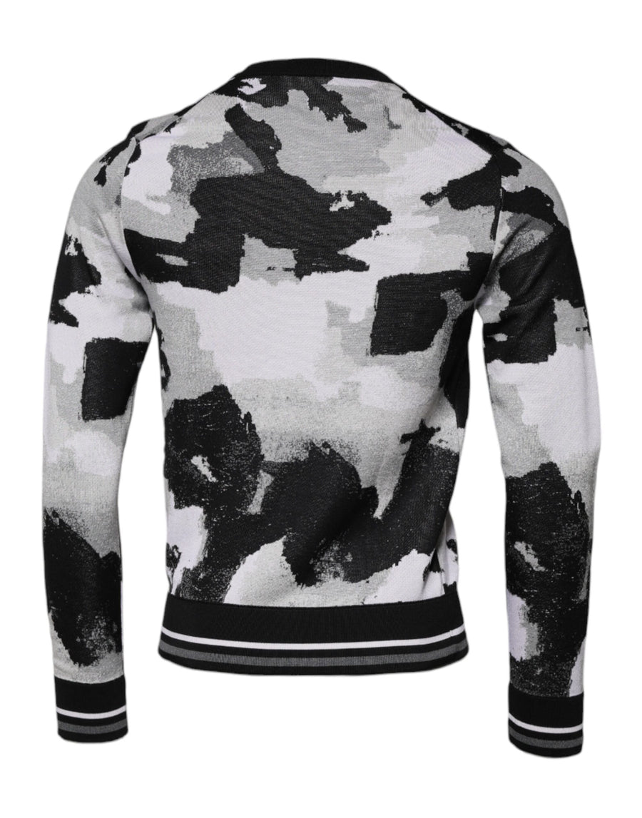 Dolce & Gabbana 100% Silk sweater in black