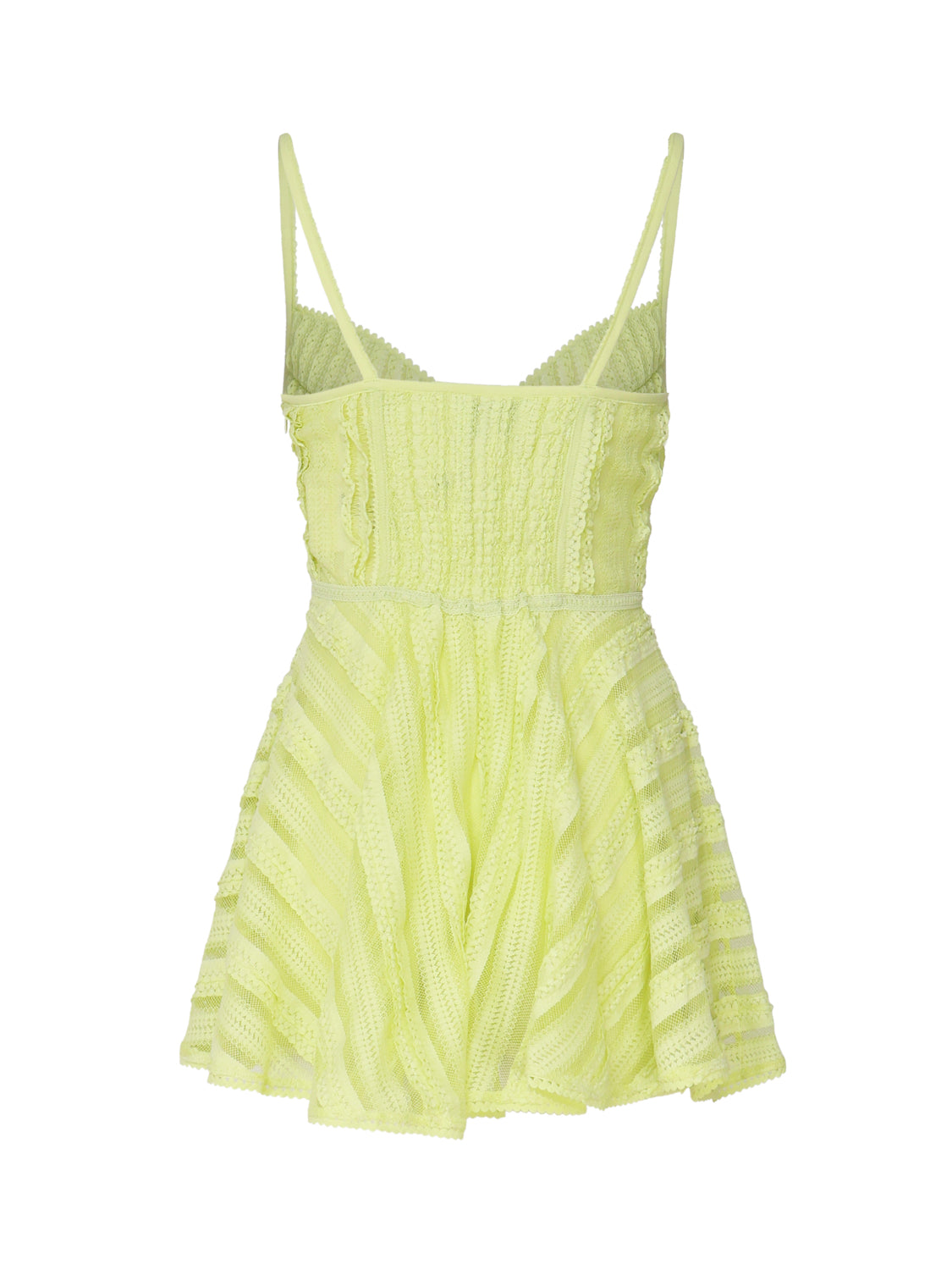 Charoruiz Dresses Lime Polyester Elastane