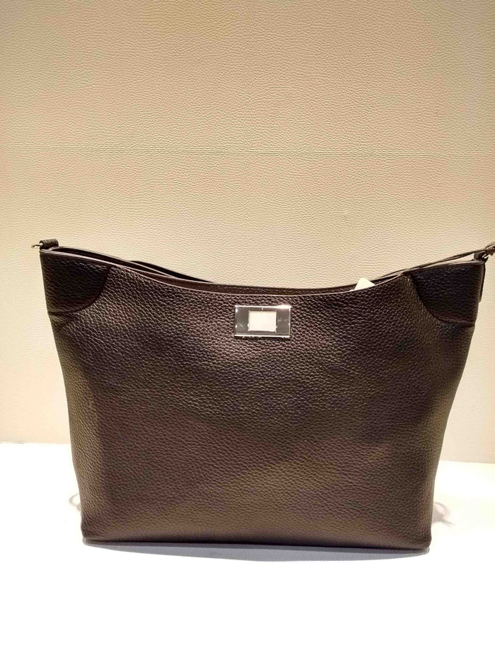 Rachele Small Tote Black Calf Leather | Bag