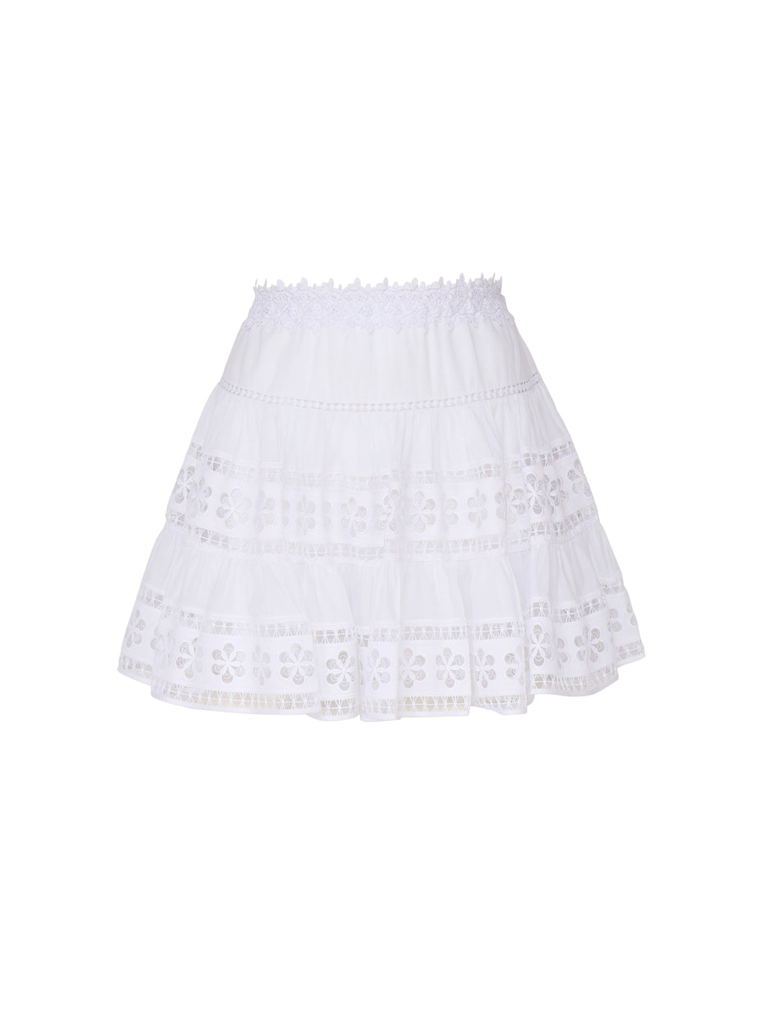 Charoruiz Skirts White Cotton