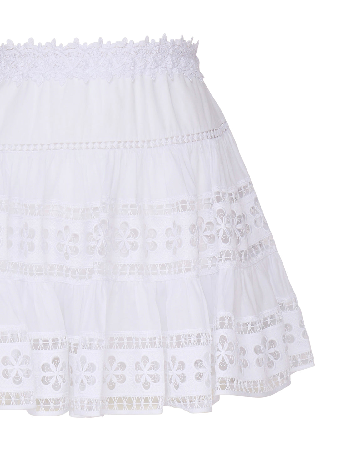 Charoruiz Skirts White Cotton