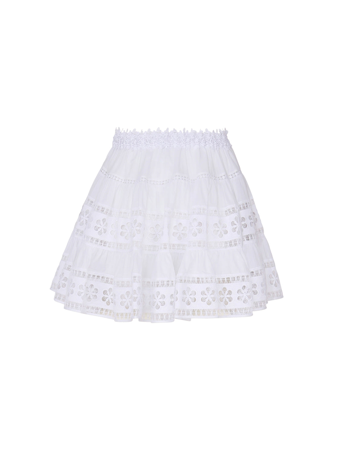 Charoruiz Skirts White Cotton