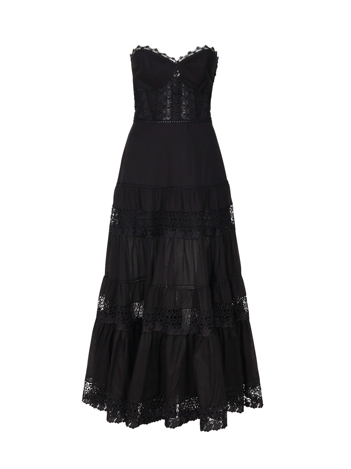Charoruiz Dresses Black Cotton Polyester