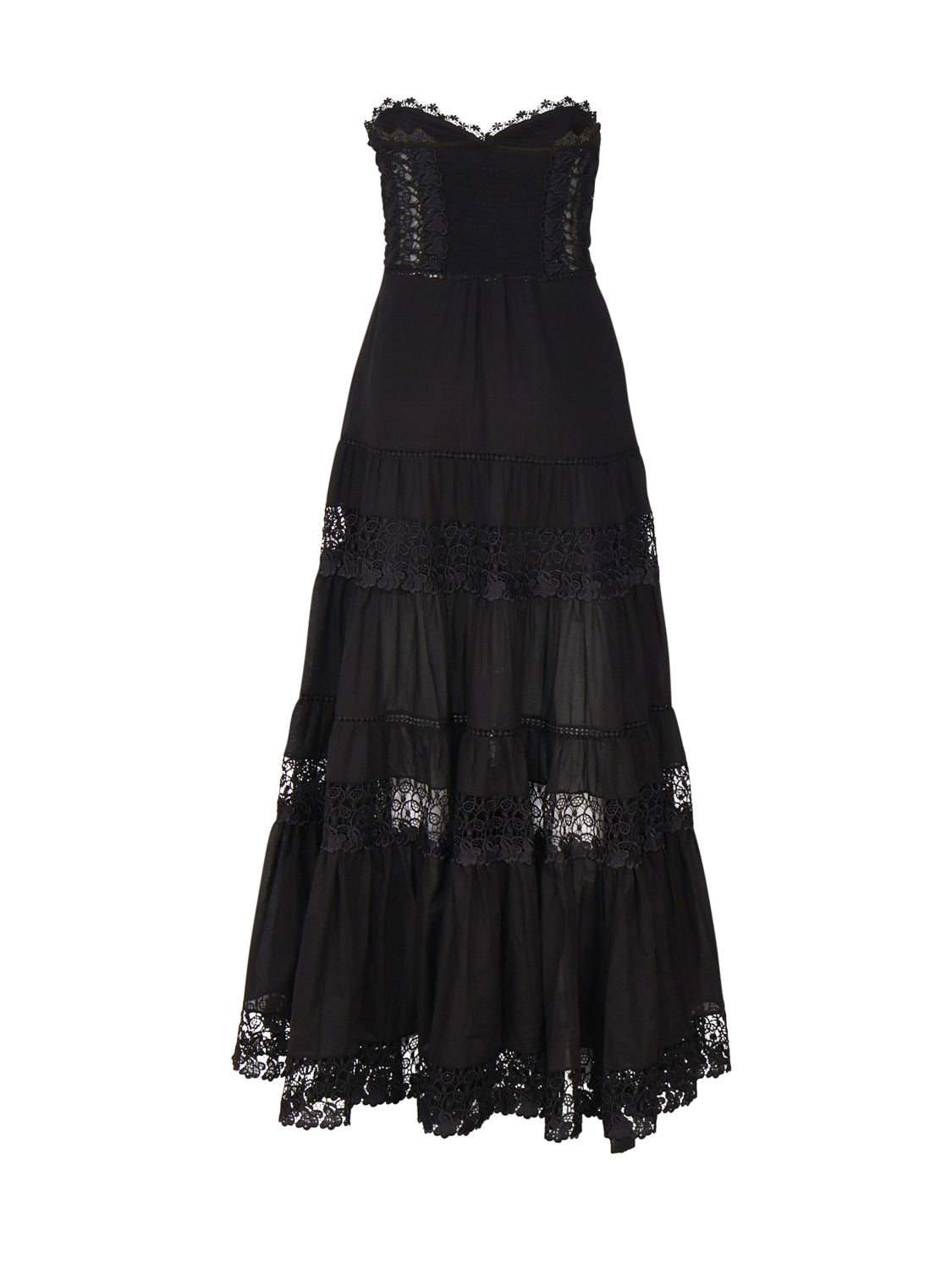 Charoruiz Dresses Black Cotton Polyester