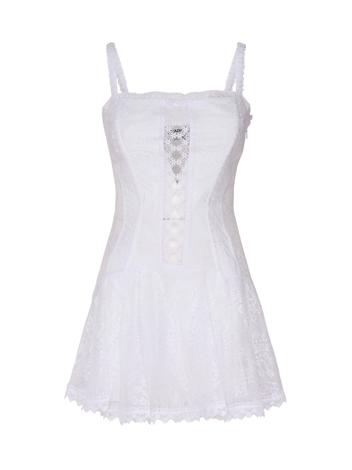 Charoruiz Dresses White Cotton Polyester