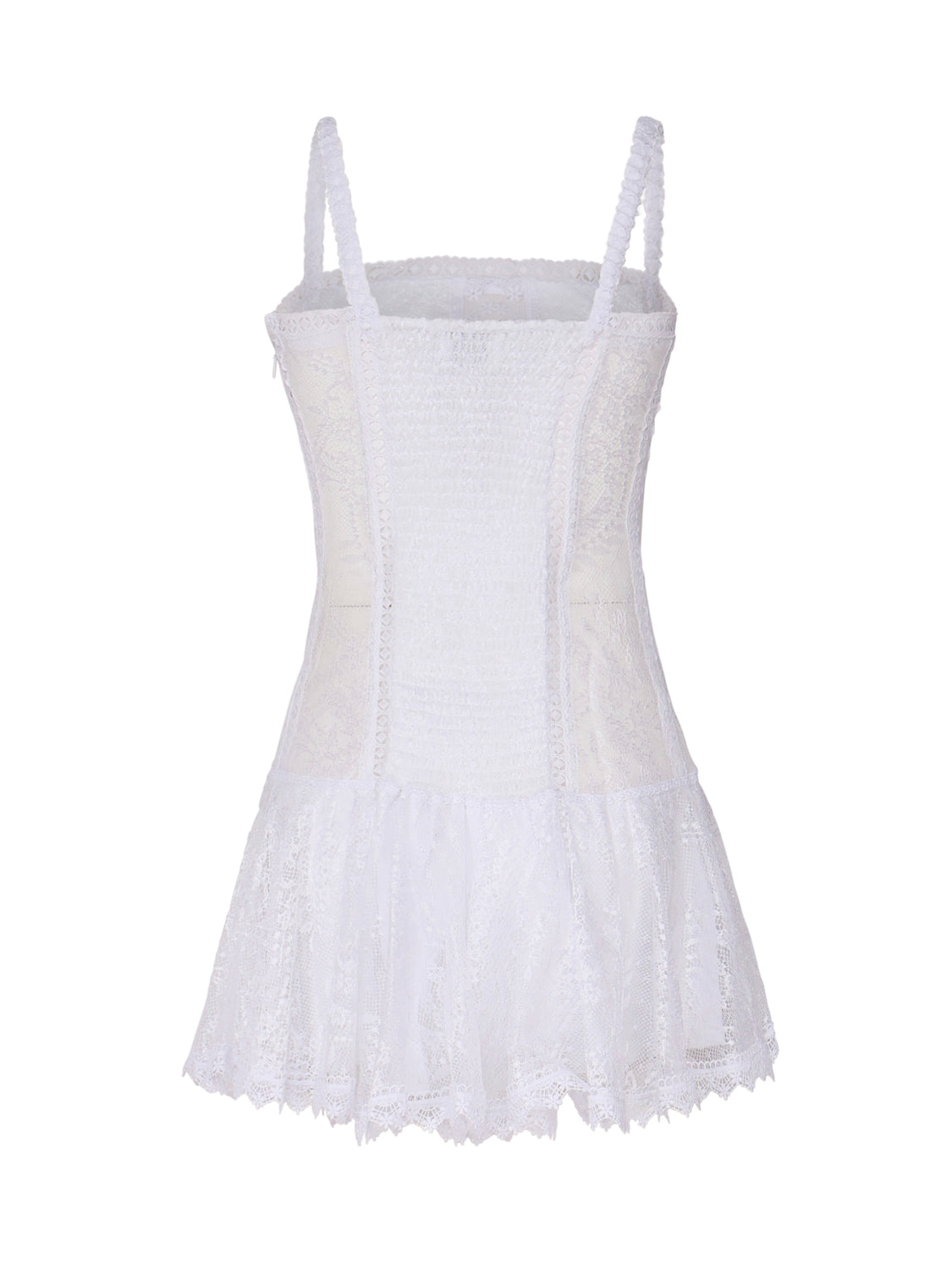 Charoruiz Dresses White Cotton Polyester