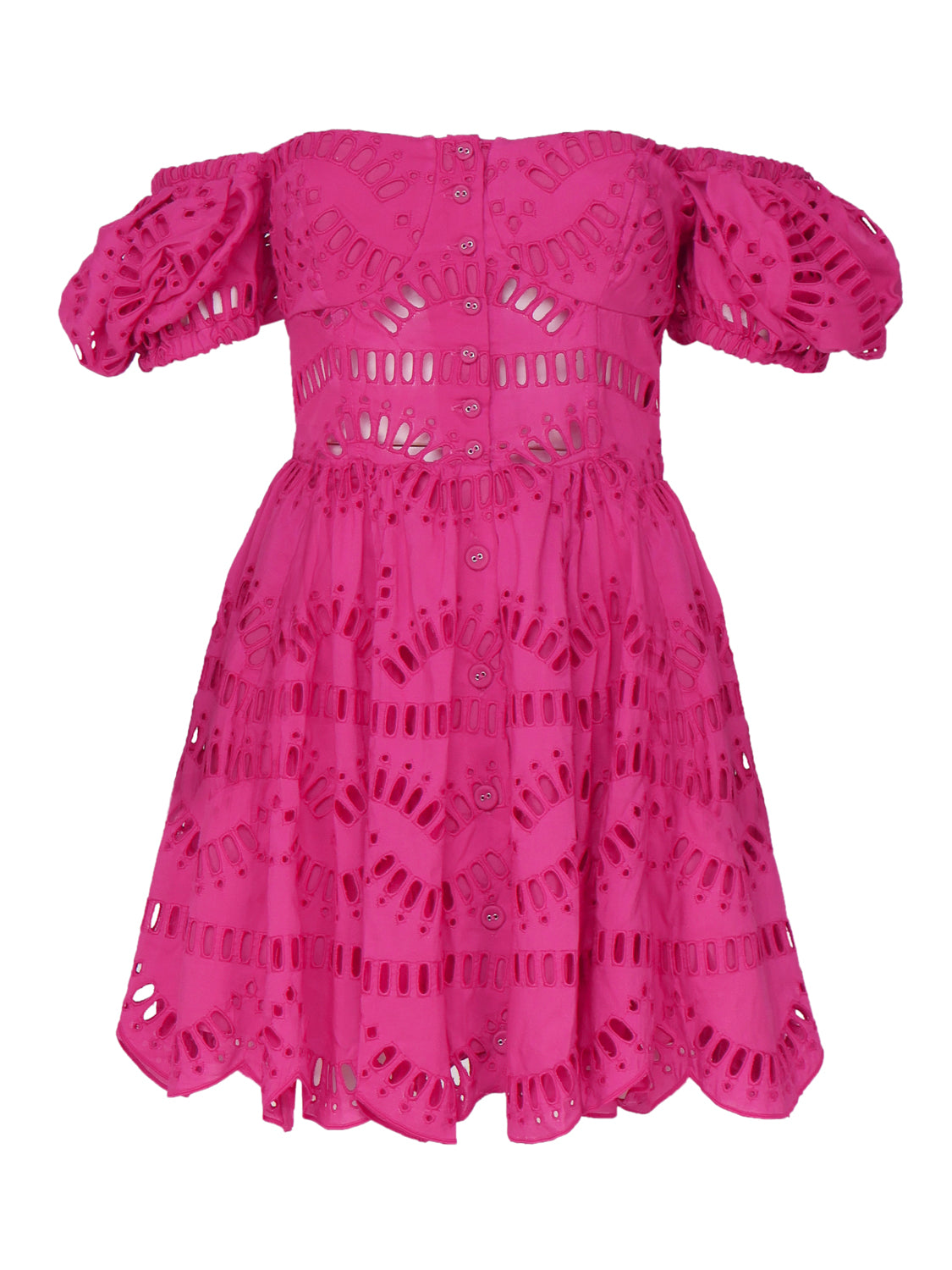 Charoruiz Dresses Pink Cotton Polyester