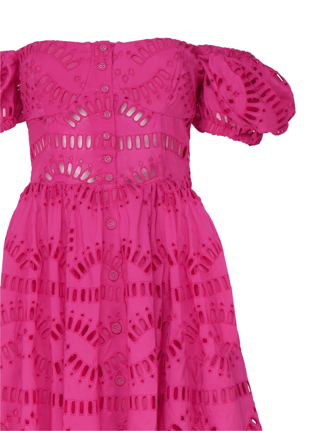Charoruiz Dresses Pink Cotton Polyester