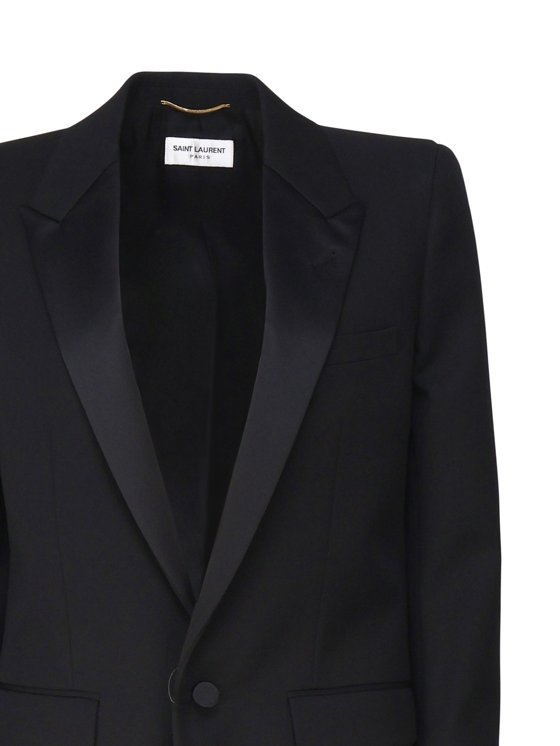 Saint Laurent Jackets Black Virgin Wool