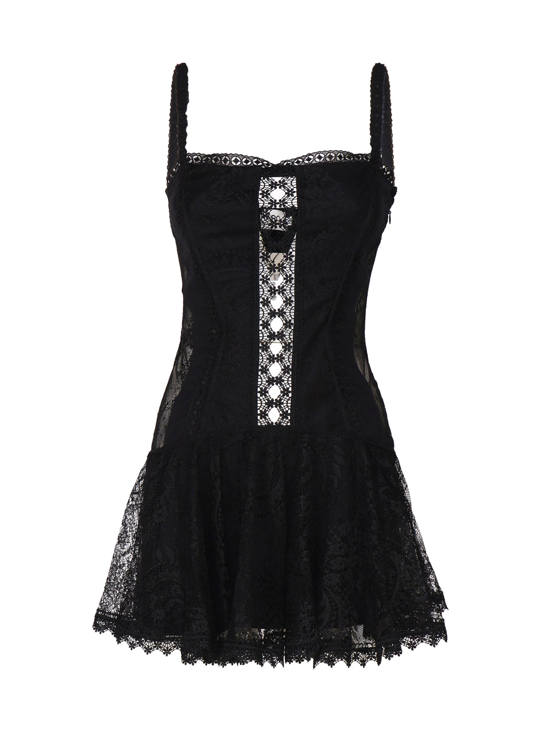Charoruiz Dresses Black Cotton Polyester