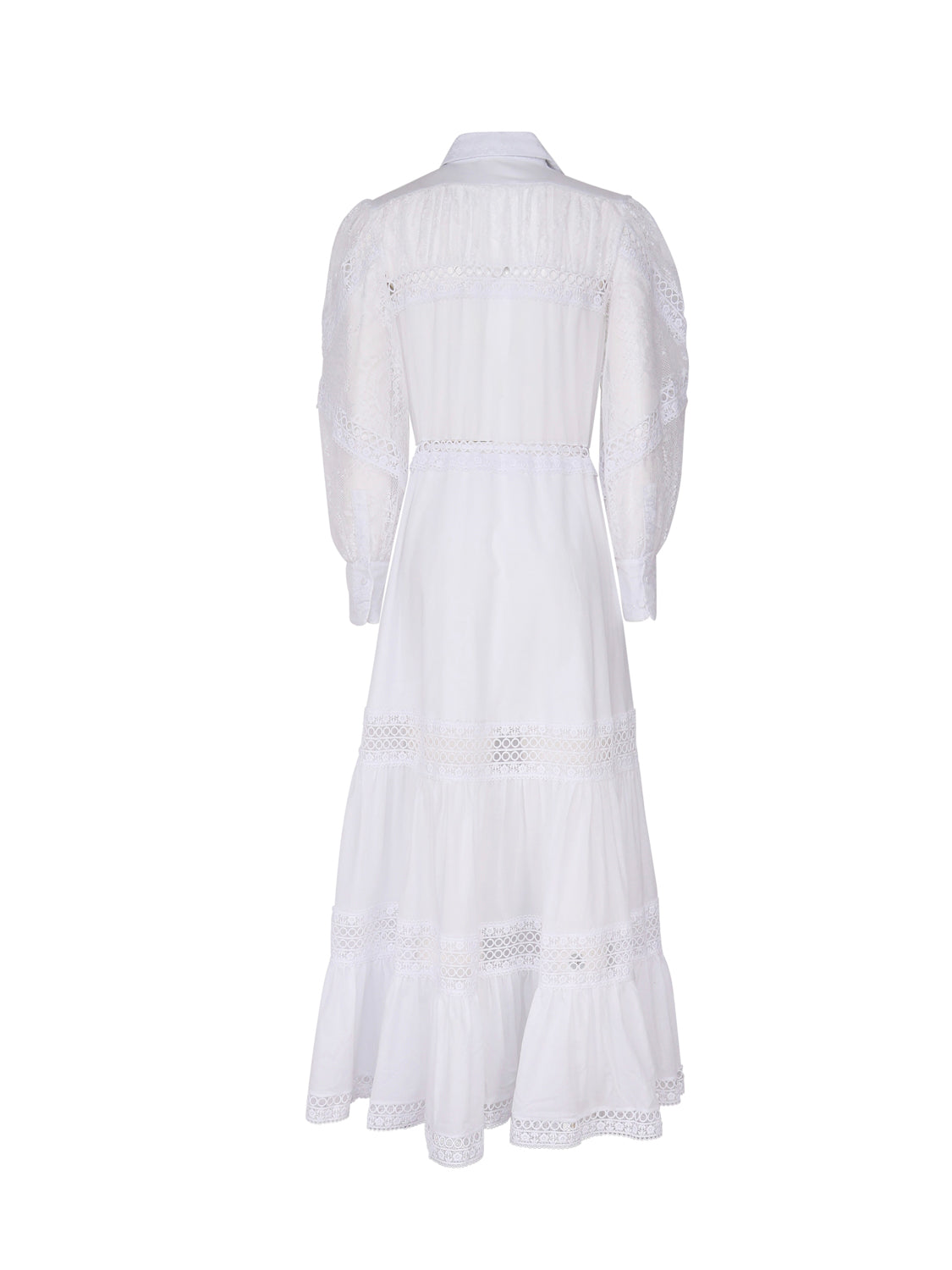 Charoruiz Dresses White Cotton Polyester