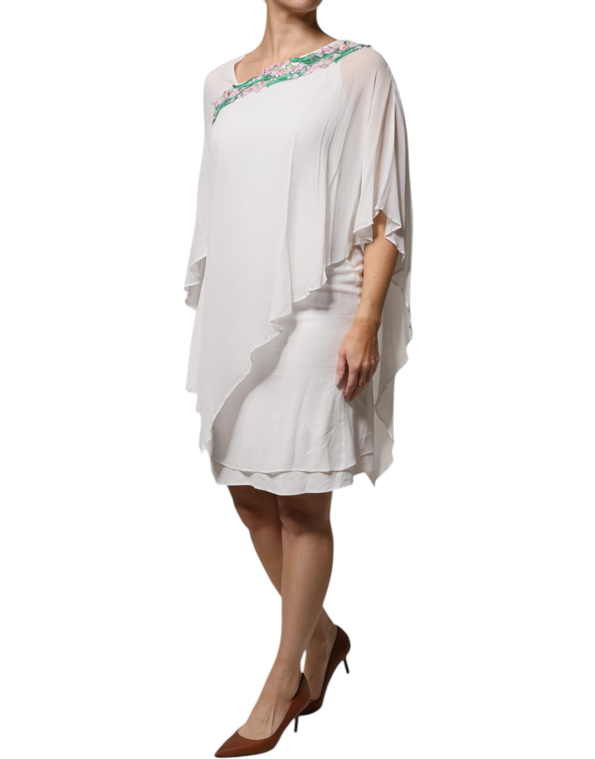 Blumarine 100% Viscose; Lining: 89% Acetate tunic in white — view 3