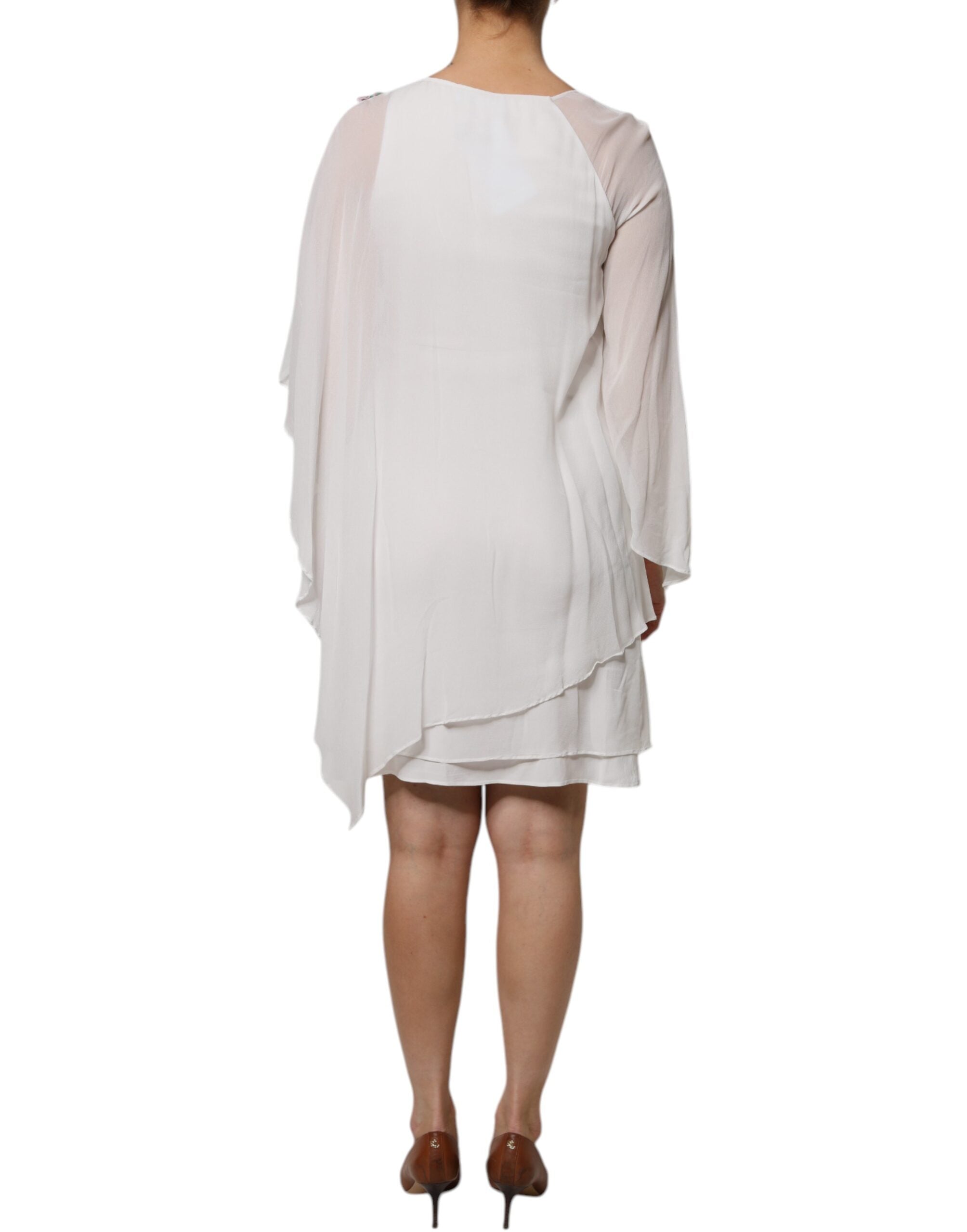 Blumarine 100% Viscose; Lining: 89% Acetate tunic in white — view 4