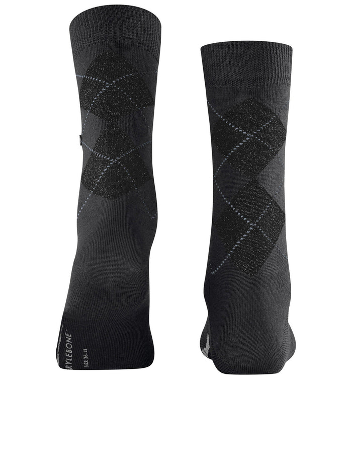 Marylebone Lurex Black Calze