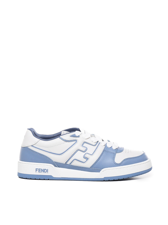 Fendi Sneakers White, Sky Calfskin