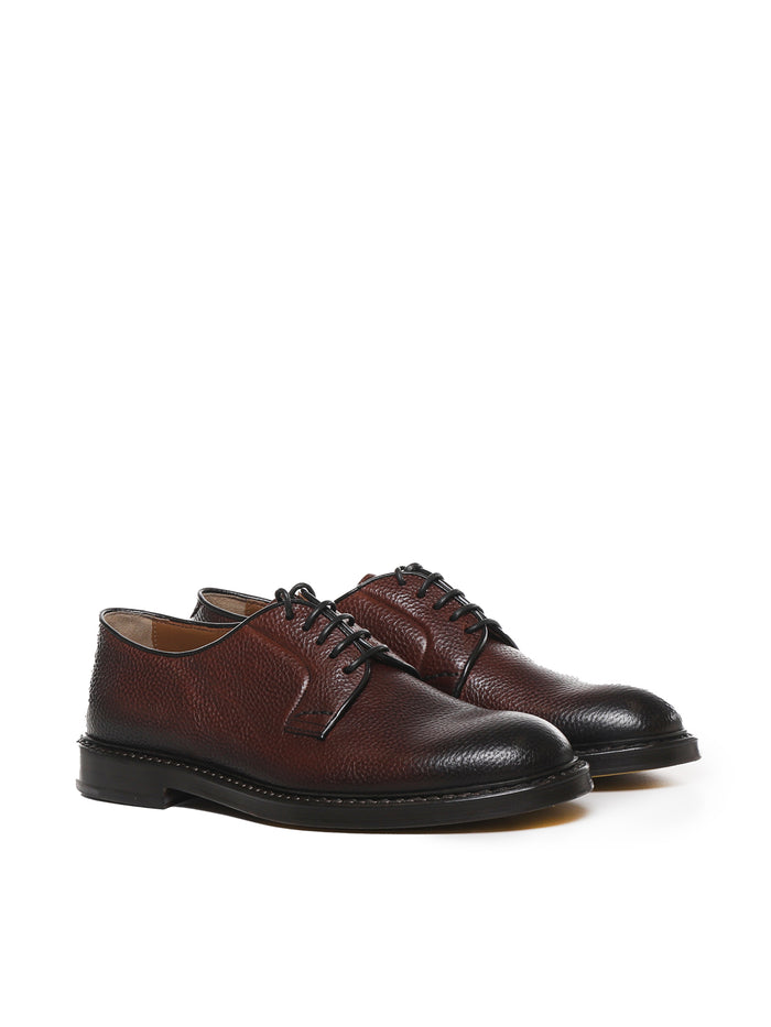 Doucals Flat Shoes Brown Calfskin