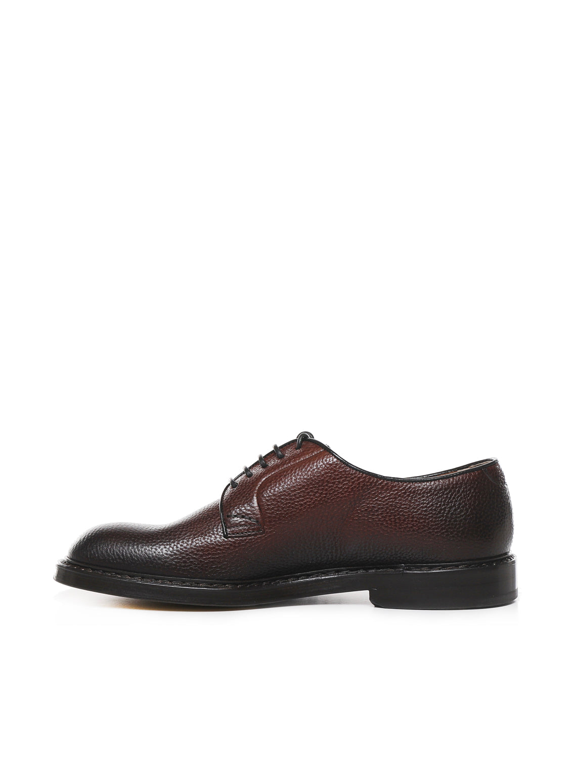 Doucals Flat Shoes Brown Calfskin