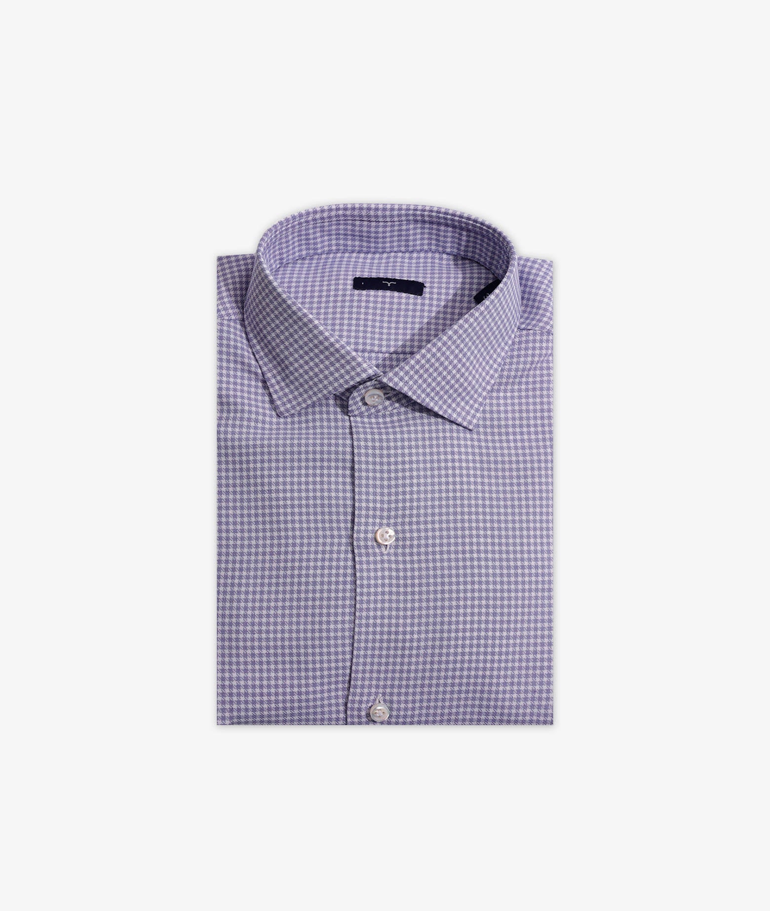Tailored Cotton Shirt Tribeca Lightblue Hand Made