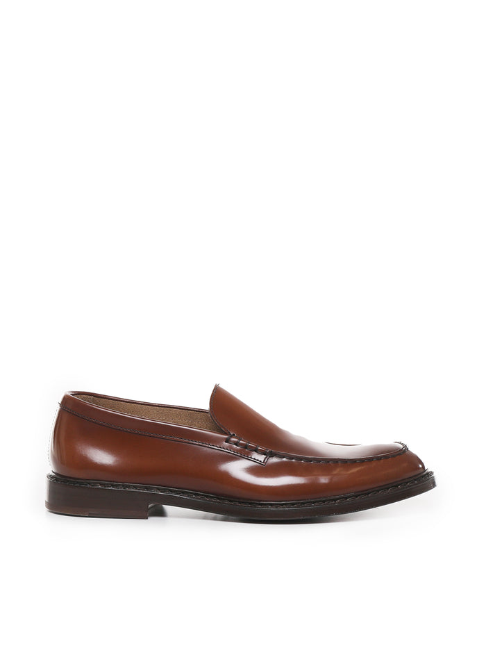 Doucals Flat shoes Brown Calfskin