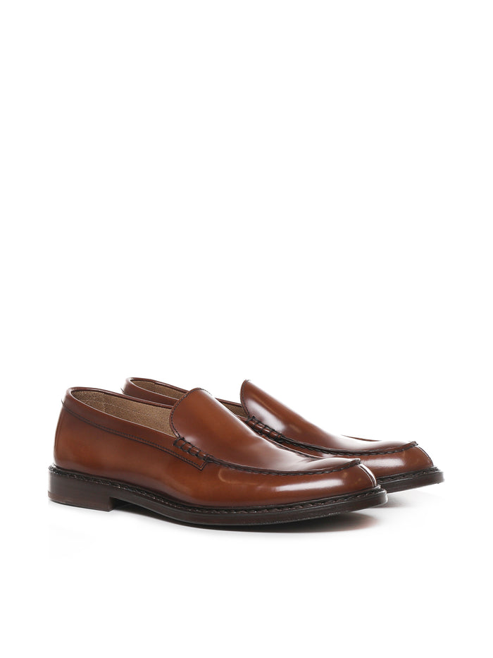 Doucals Flat shoes Brown Calfskin