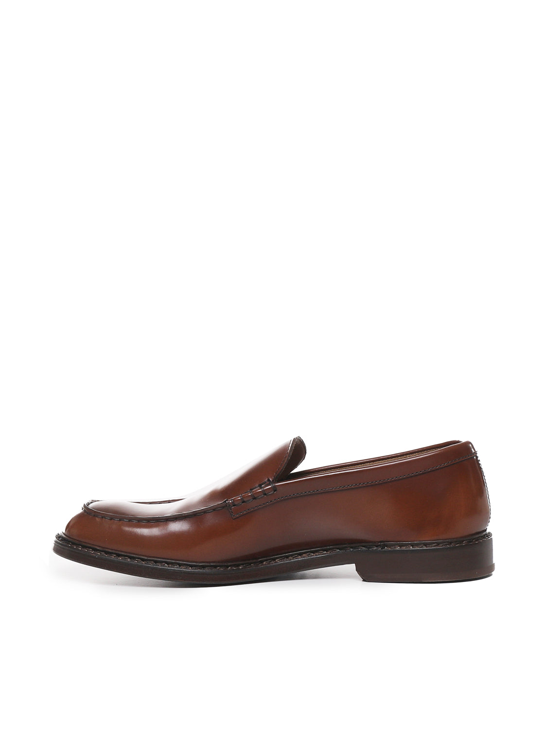 Doucals Flat shoes Brown Calfskin