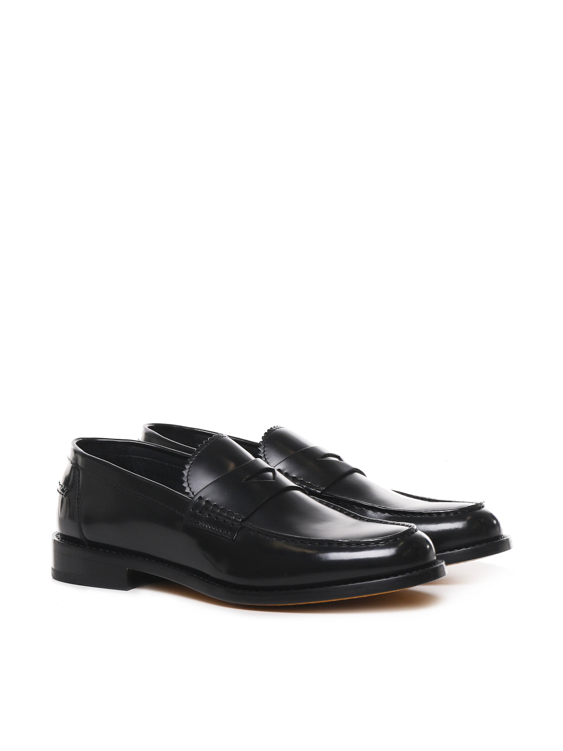 Doucals Flat Shoes Black Calfskin