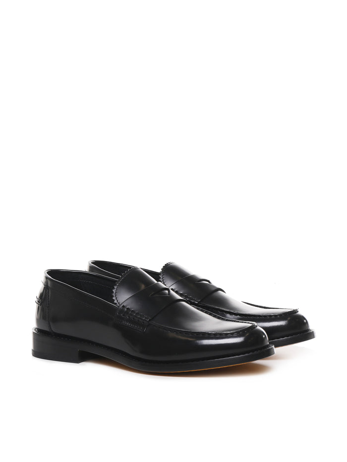 Doucals Flat Shoes Black Calfskin