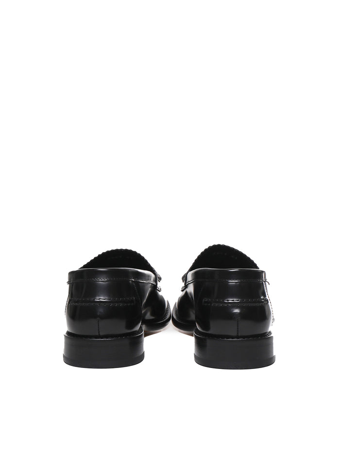 Doucals Flat Shoes Black Calfskin