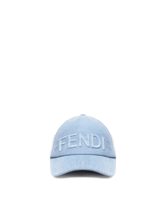 Fendi Hats Denim Cotton