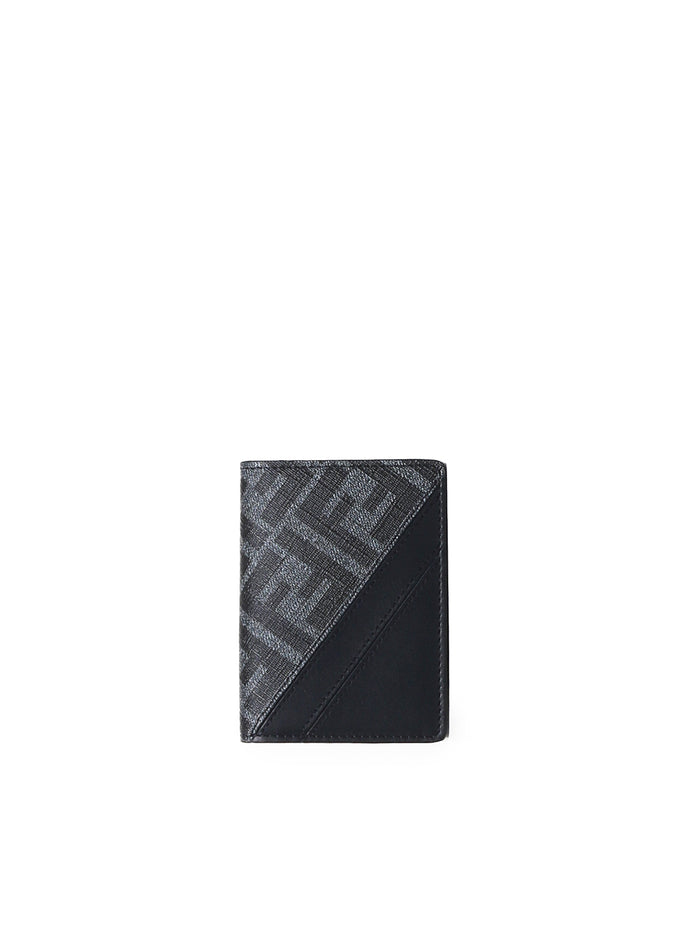Fendi Wallets Blue Grey Calfskin