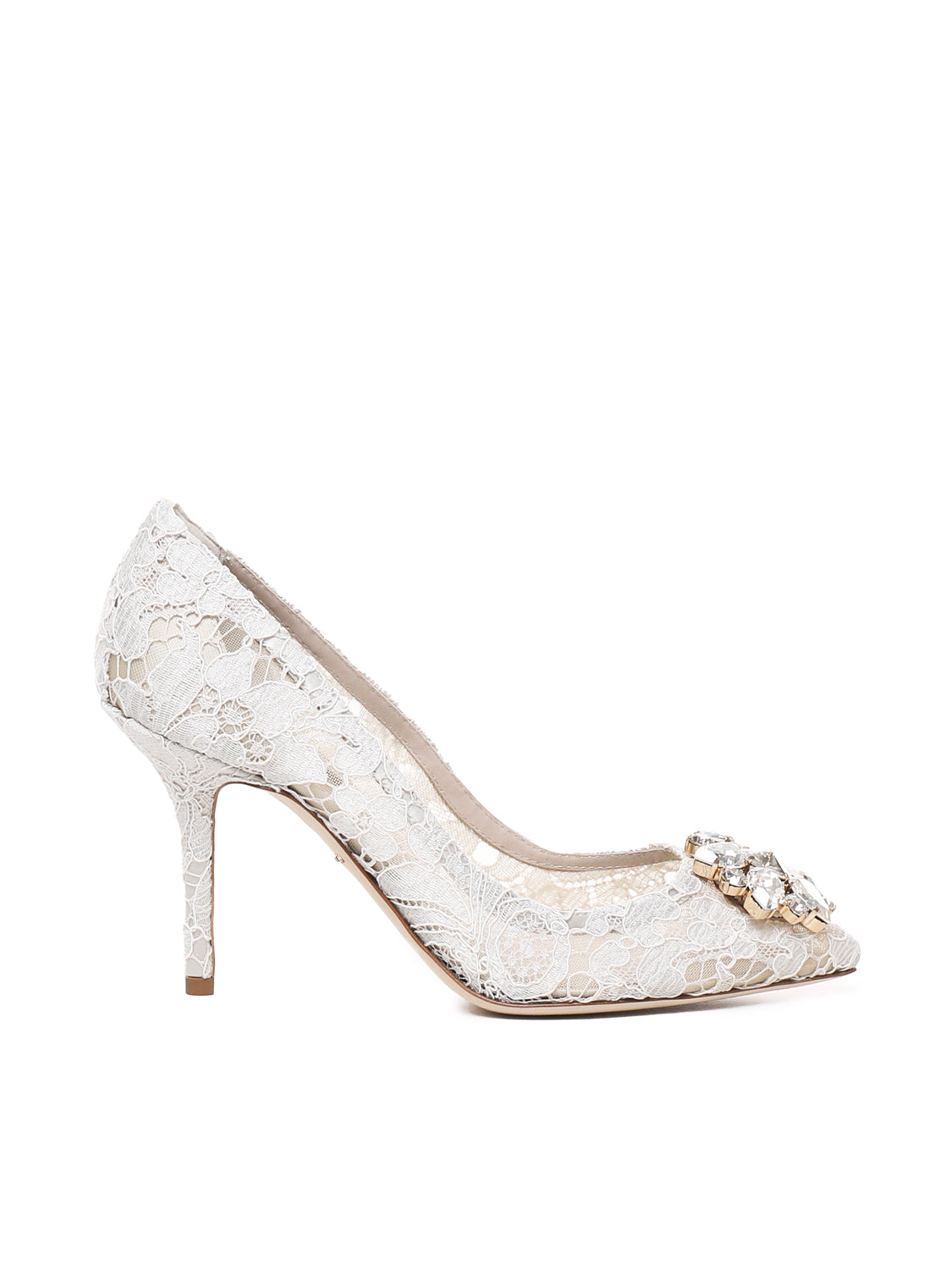 Dolce & Gabbana With Heel White Co+pa+se+vi