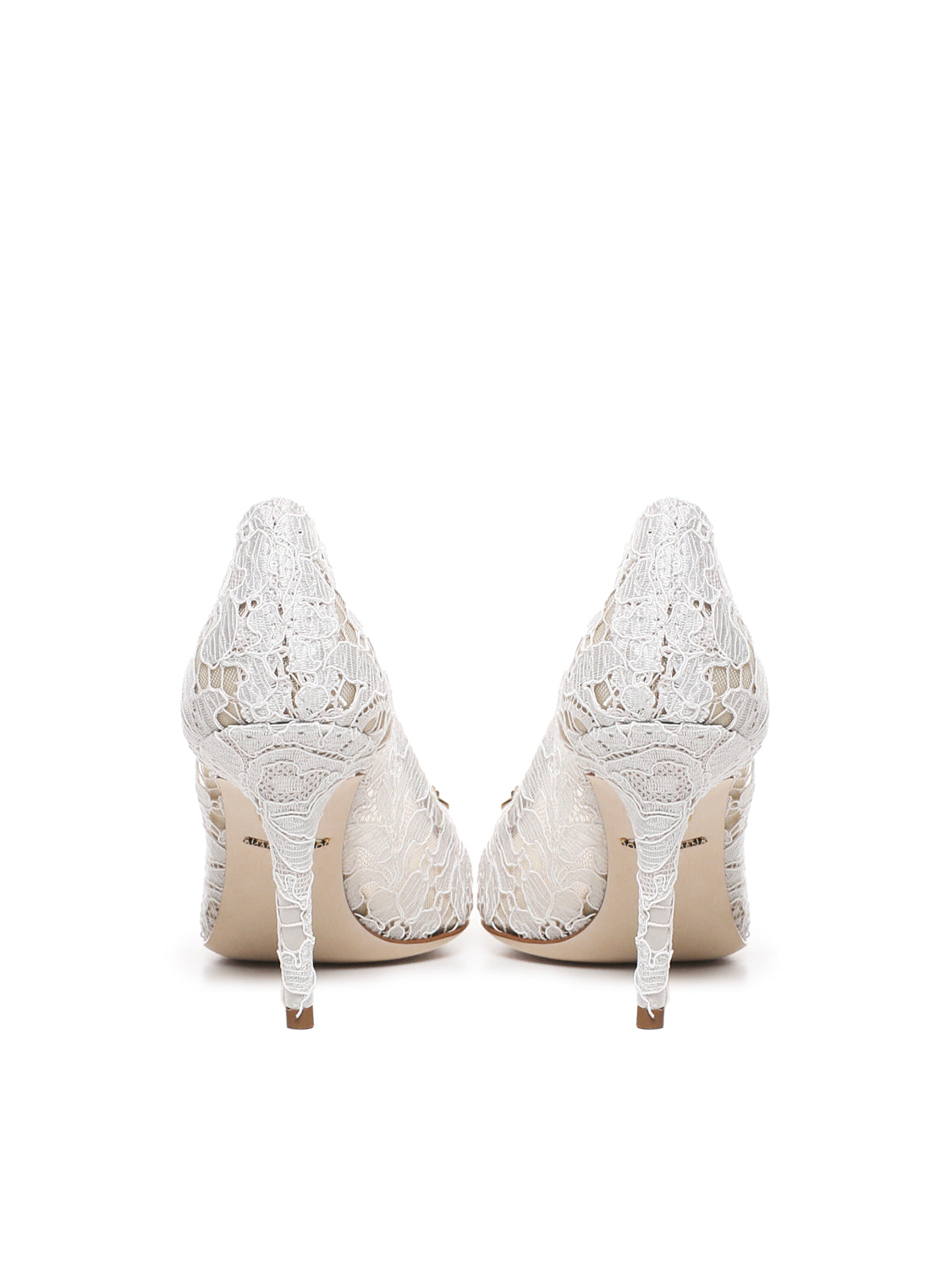 Dolce & Gabbana With Heel White Co+pa+se+vi