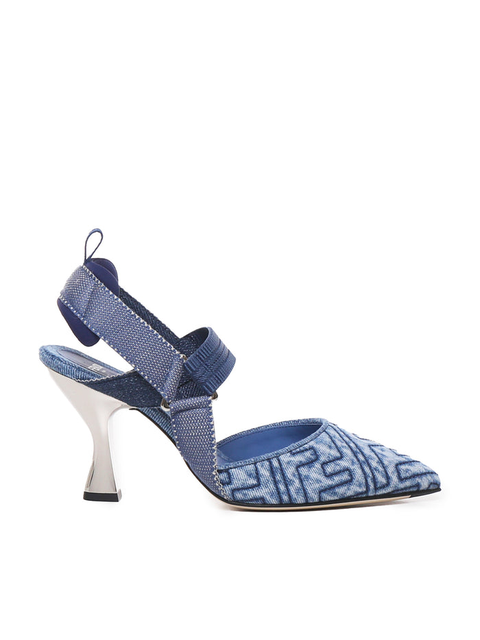 Fendi With Heel Blu Navy+jeans Co+interno:cap