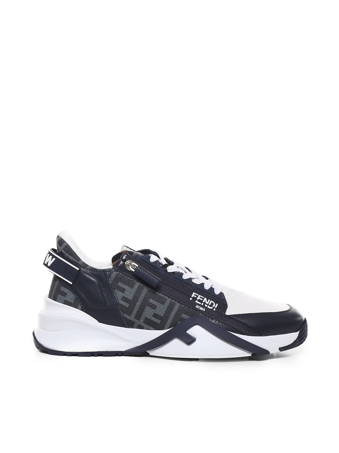 Fendi Sneakers White, Blue Mesh